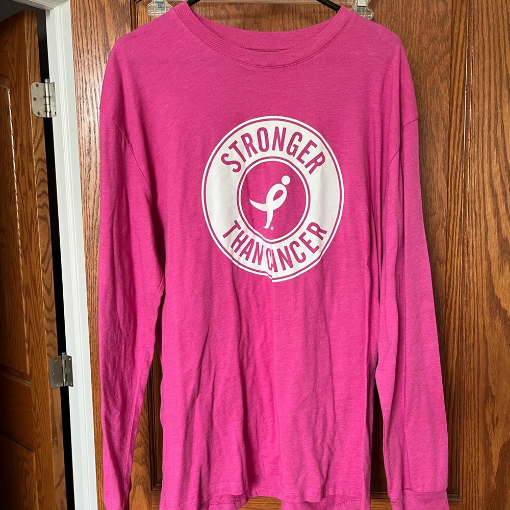 Pink Long Sleeve Kids Shirt